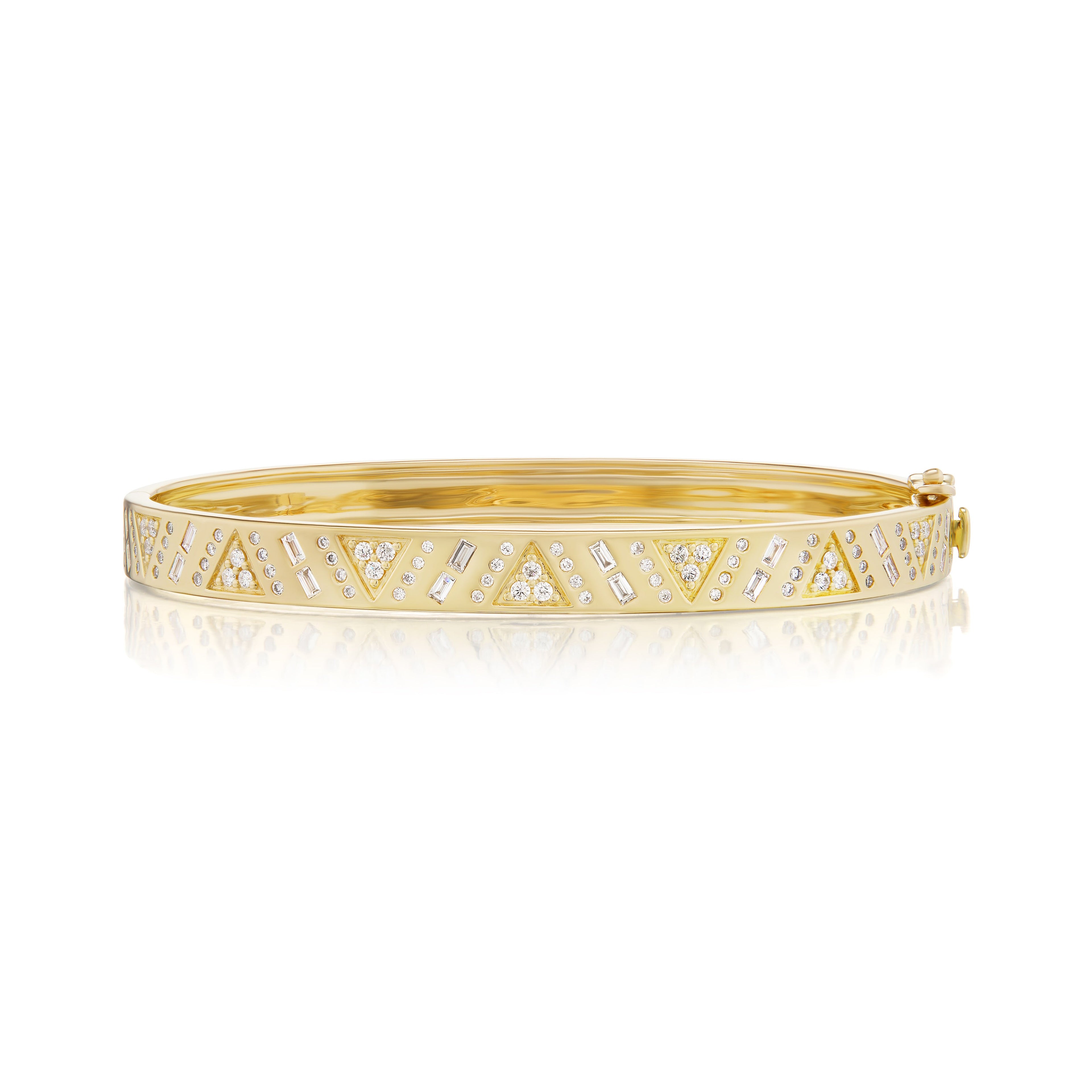 Harwell Godfrey 18k 5mm Diamond Stardust Bangle