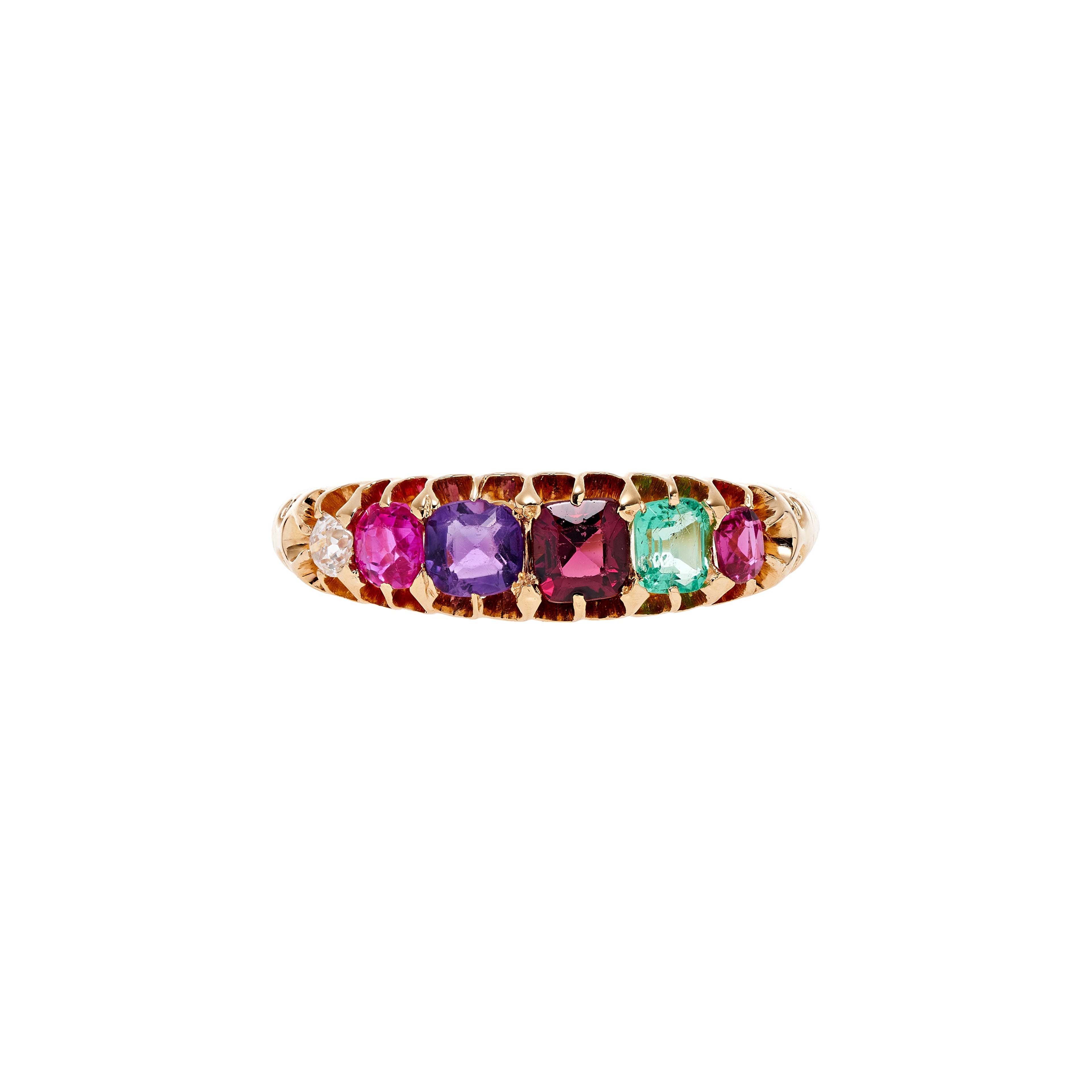Antique Victorian 18k REGARD Ring