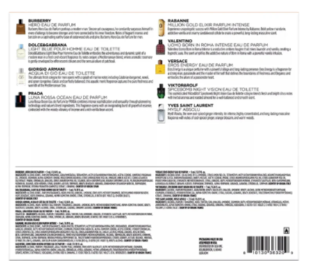 Custom-made personal fragrance set