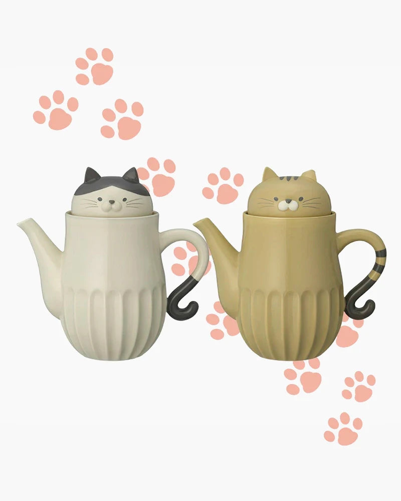 DECOLE Shinogi No Neko Tea Pot