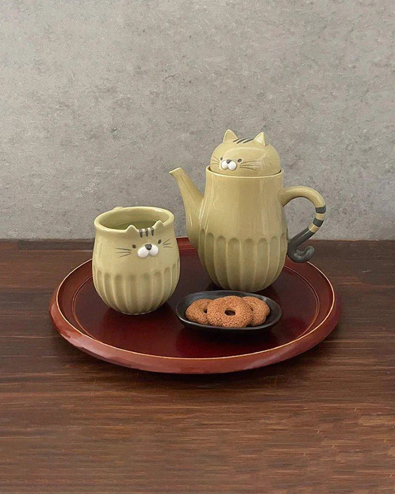 DECOLE Shinogi No Neko Tea Pot