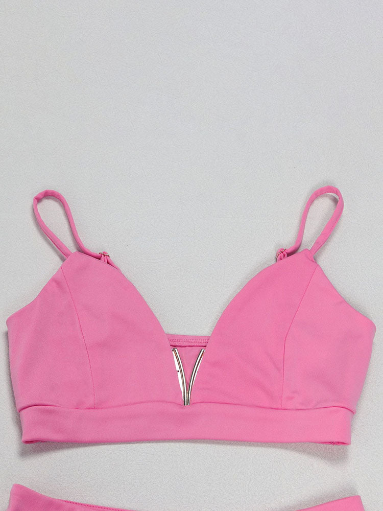 Classy Three-Piece Shorts Set