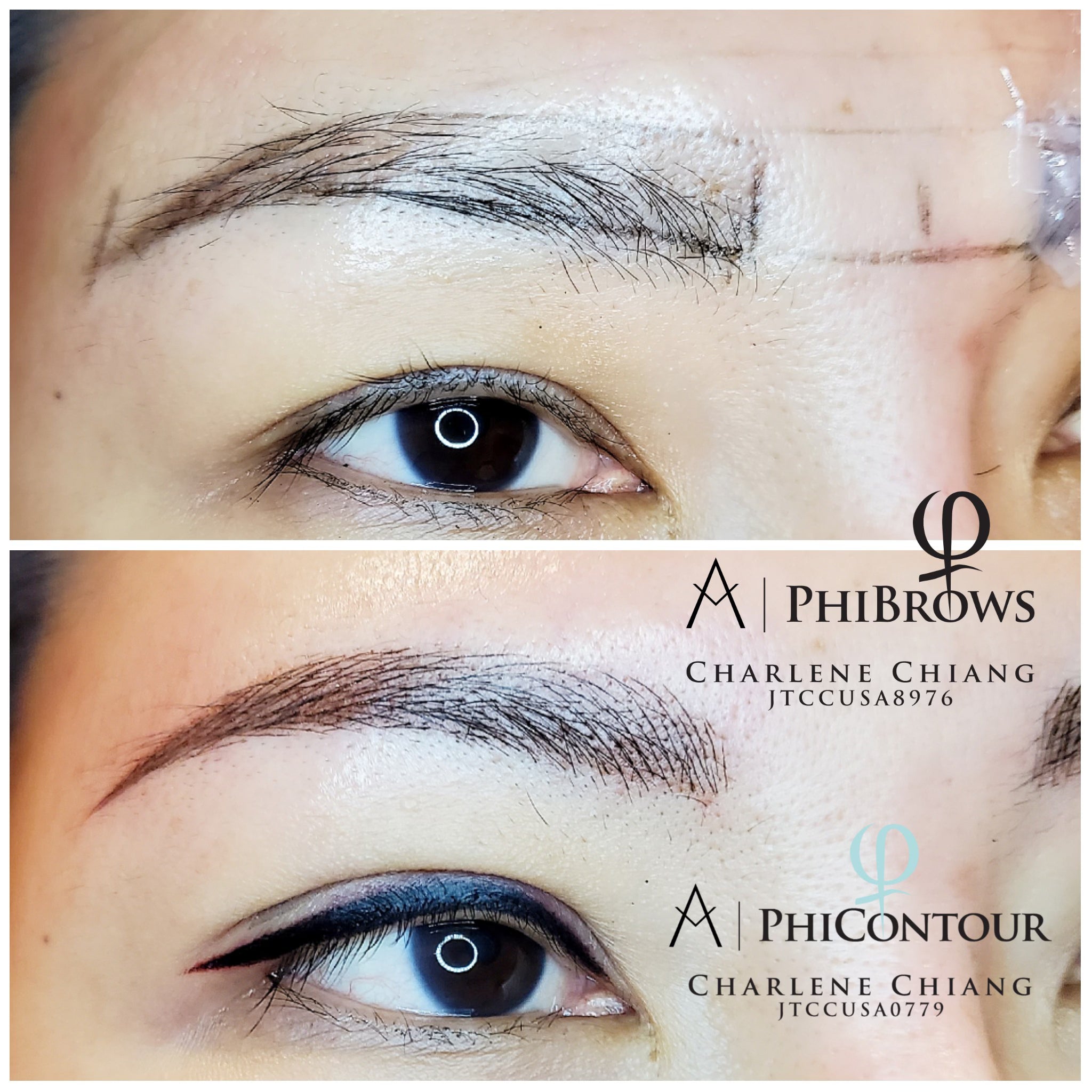 Microblading. Eyeliner