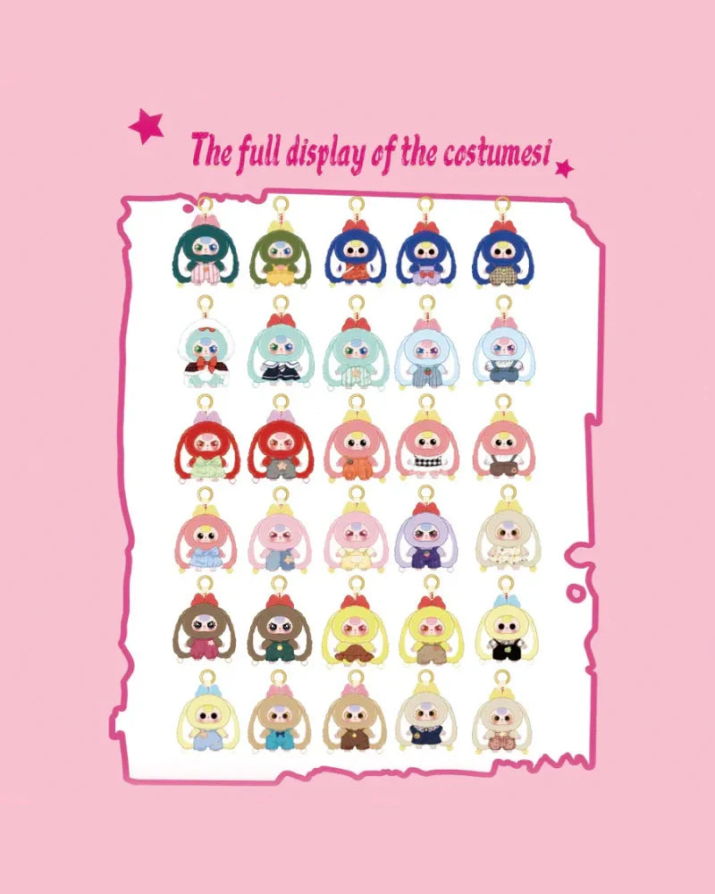 Baby Three Macaron Cute Bunny V2