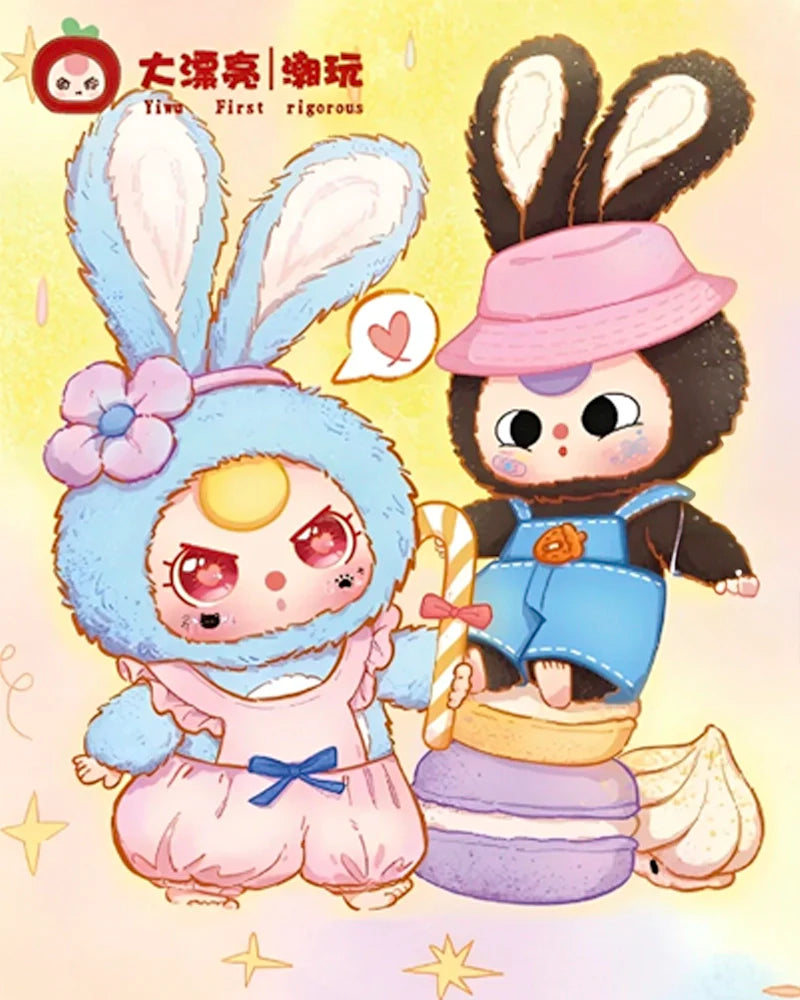 Baby Three Macaron Cute Bunny