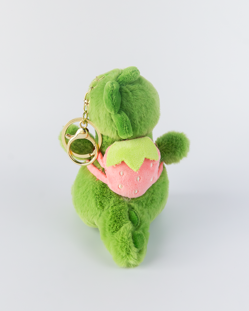 Scented Dinosaur with Fruit Bag Keychain